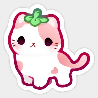 Strawberry Cat Sticker